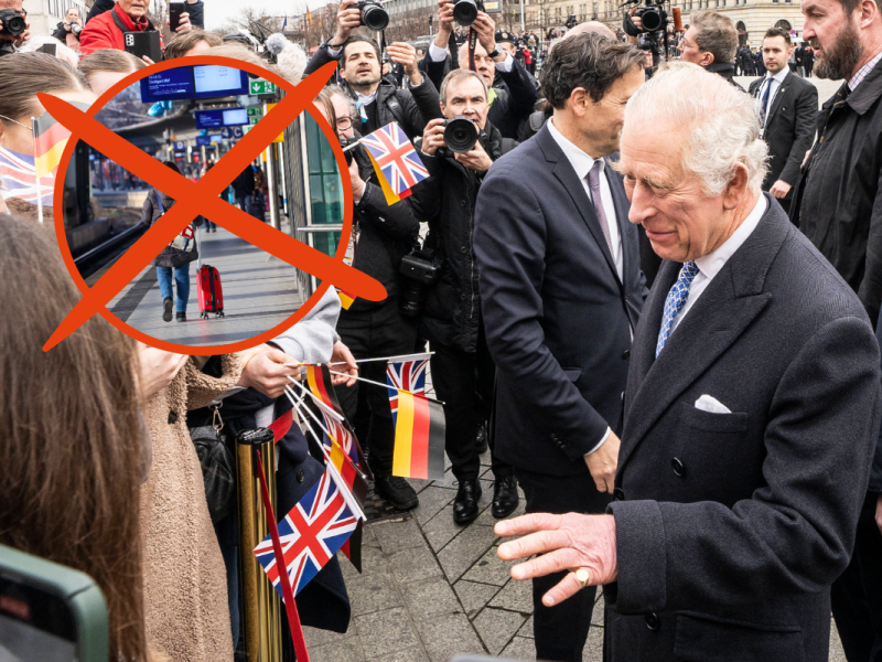 König Charles III. in Hamburg