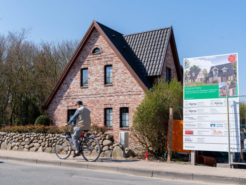 Bau einer Ferienwohnung auf Sylt.