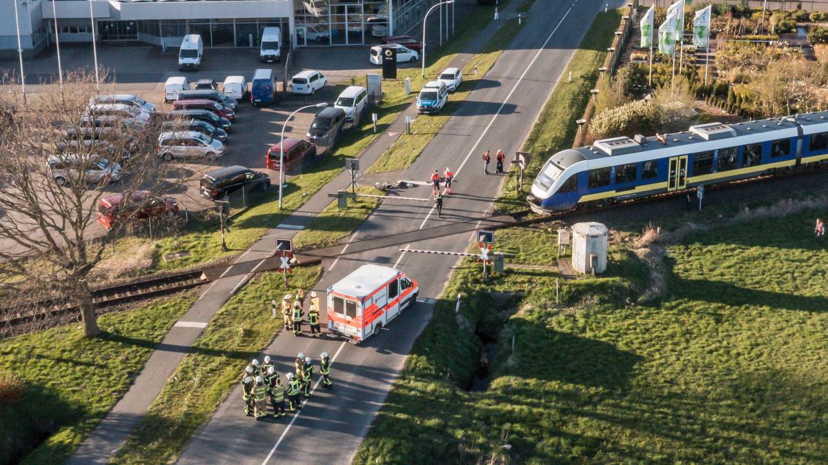 Zug-Unfall bei Hamburg (Symbolfoto).