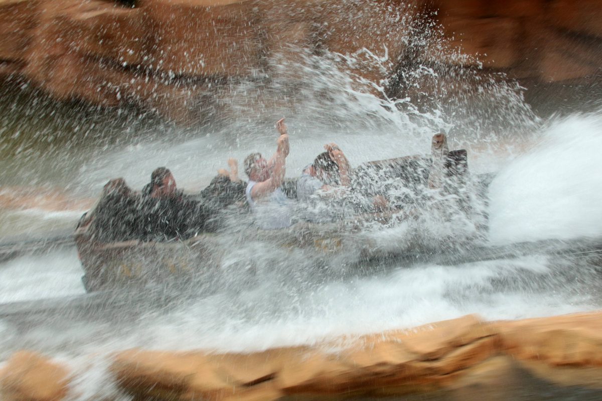 Wasserbahn im Phantasialand