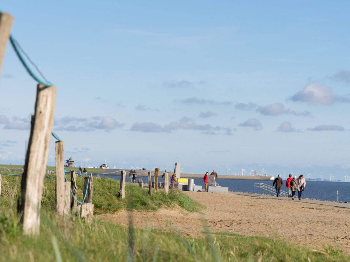 Der Nordsee-Strand in Büsum.