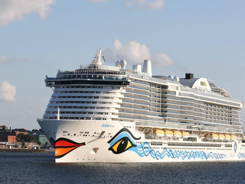 Aida Nova in der Kieler Förde Kiel sorgt für ärger