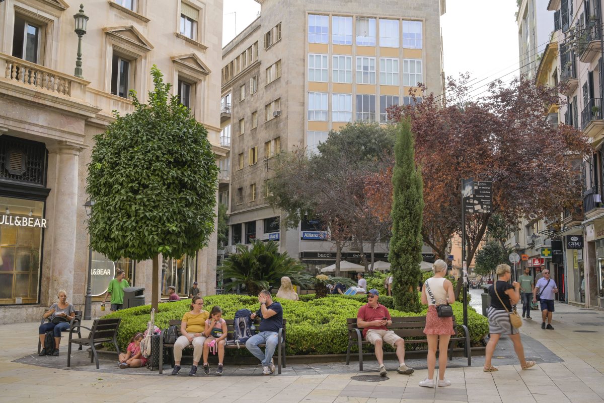 Symbolbild Das Stadtzentrum von Palma de Mallorca.