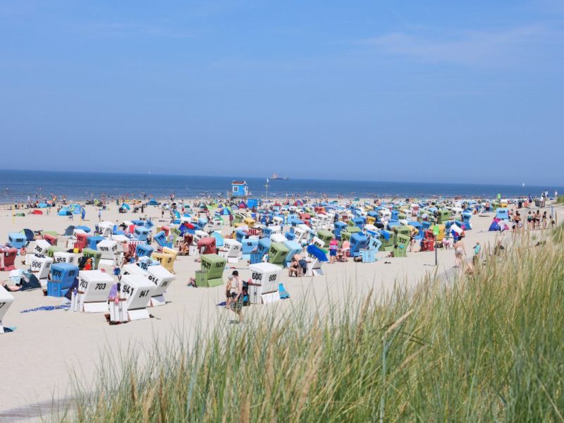 Der Nordsee-Strand auf Langeoog.