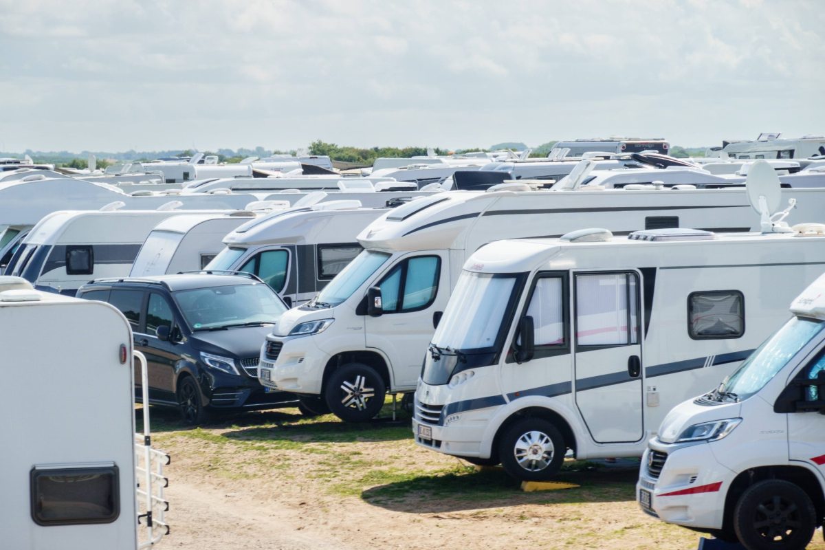 Ein Campingplatz in Europa.