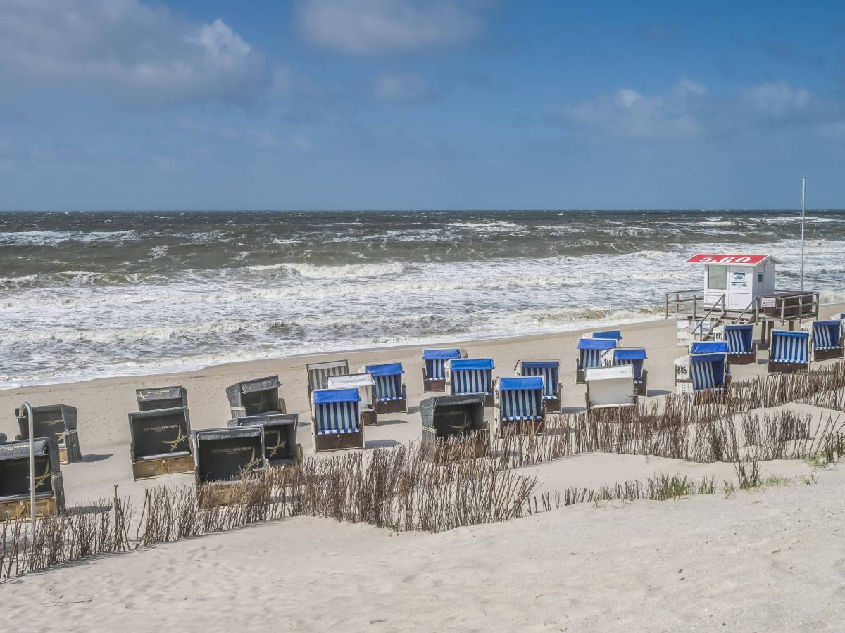 Der Strand Samoa auf Sylt.