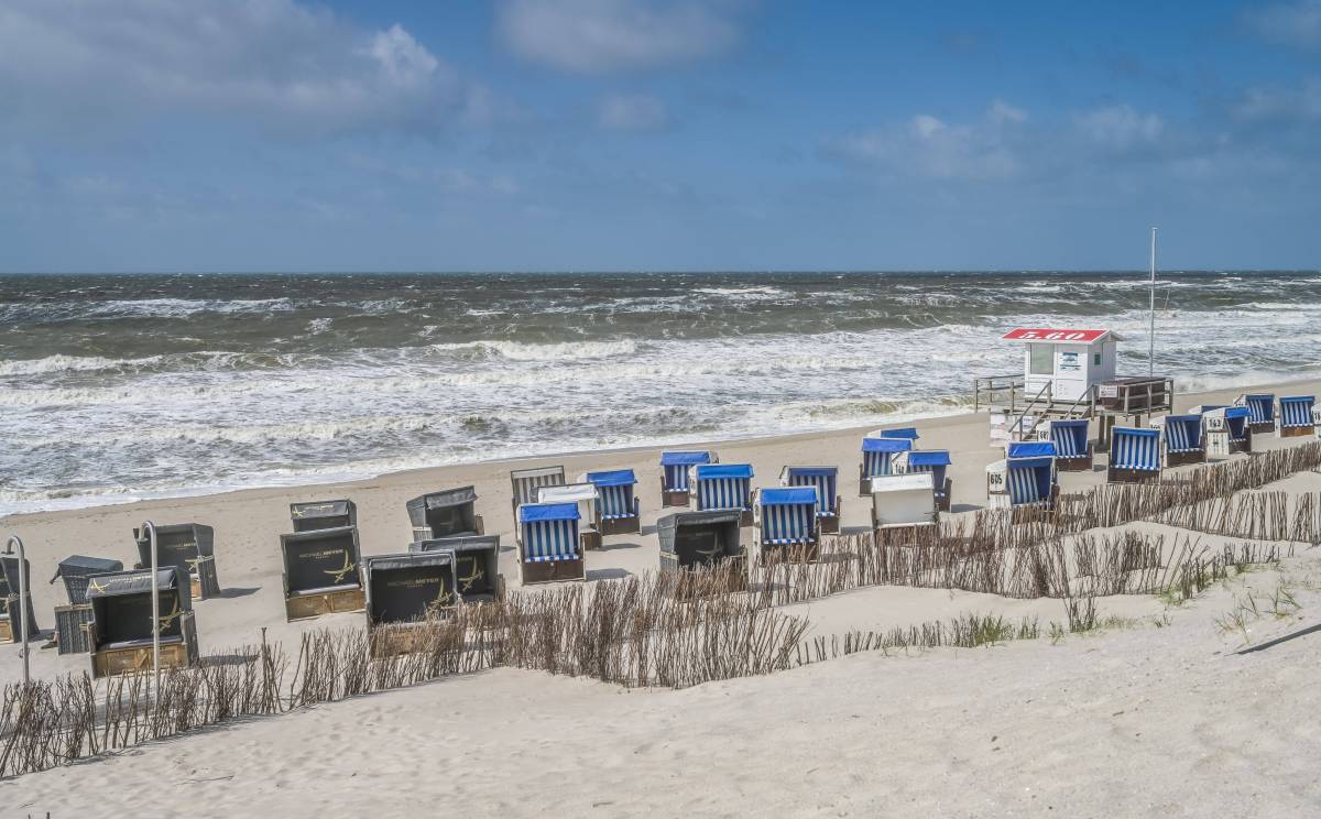 Der Strand Samoa auf Sylt.