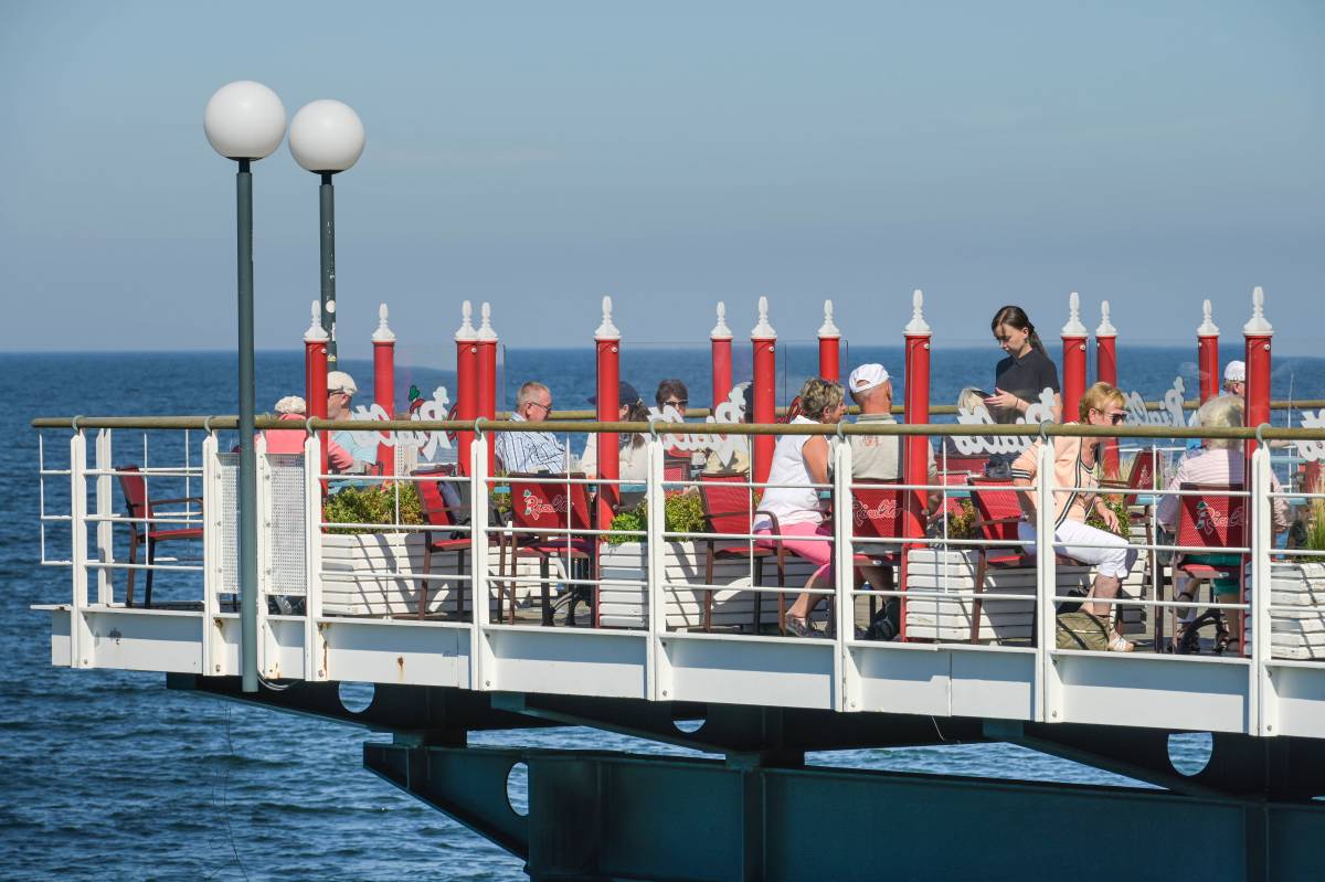 Ein Restaurant an der Ostsee.