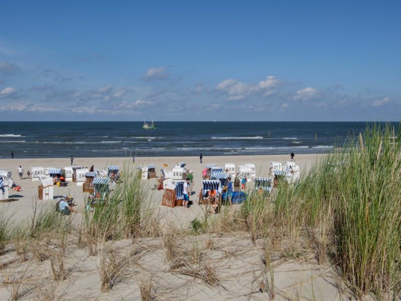 Der Stand von der Insel Spiekeroog.