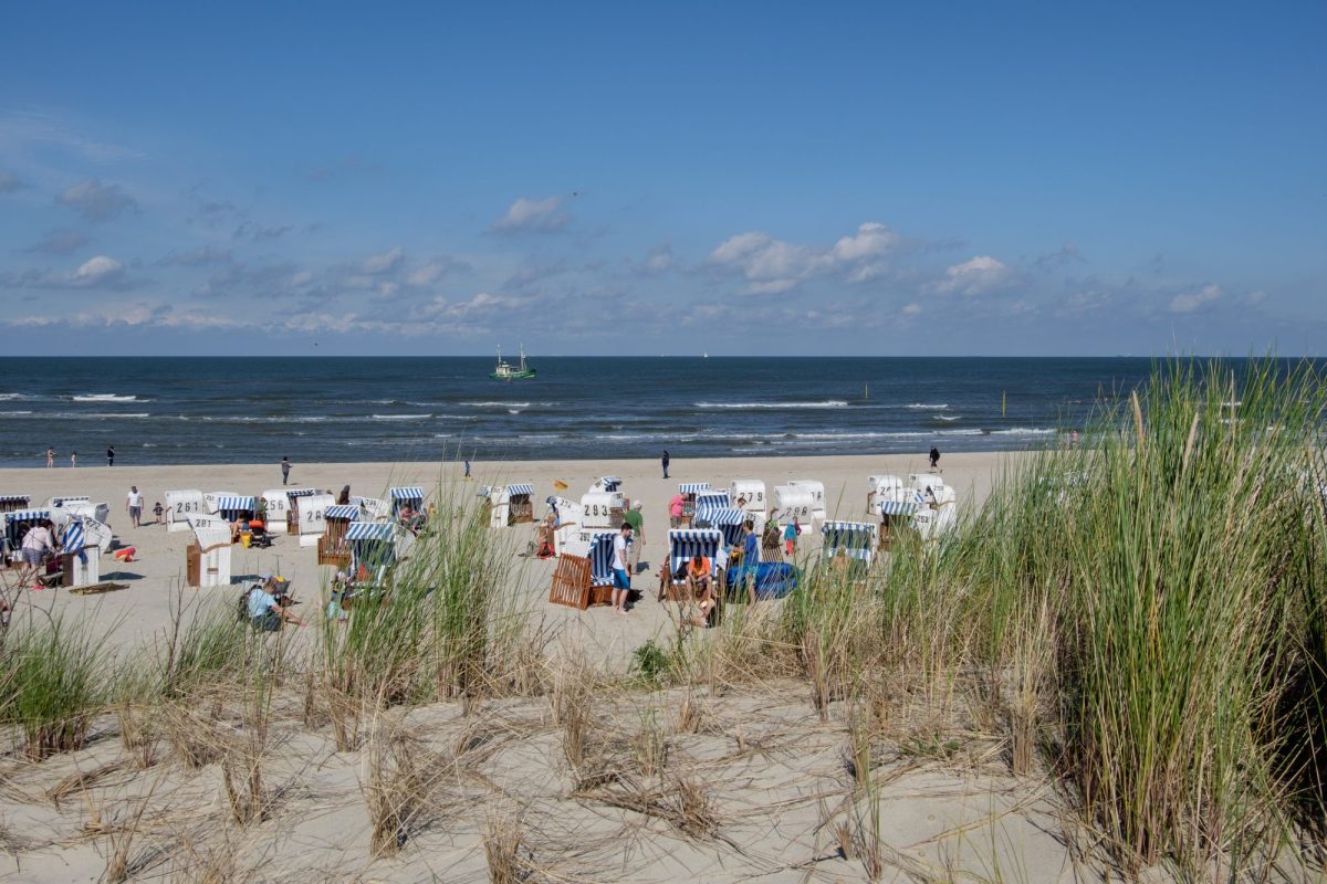 Der Stand von der Insel Spiekeroog.