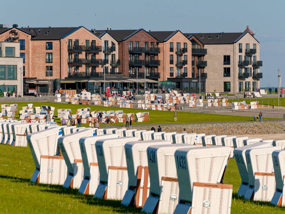 Die Gemeinde Büsum an der Nordsee.