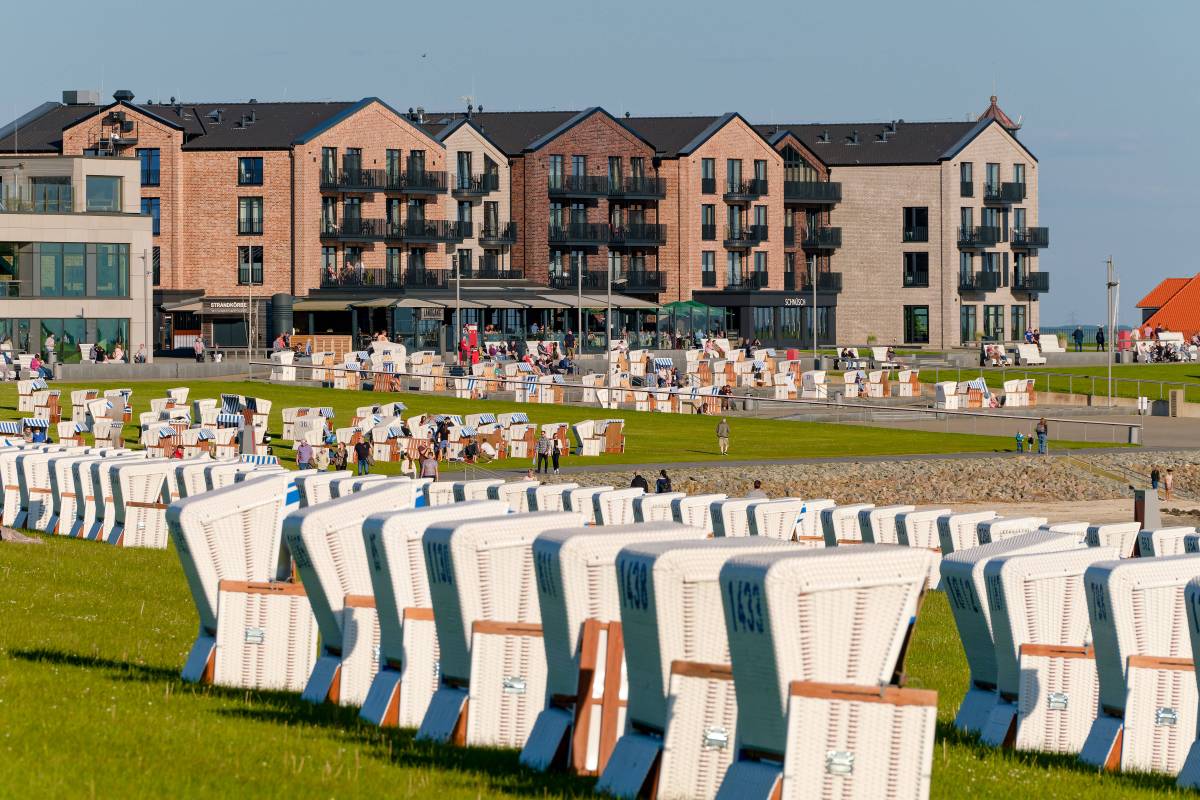 Die Gemeinde Büsum an der Nordsee.