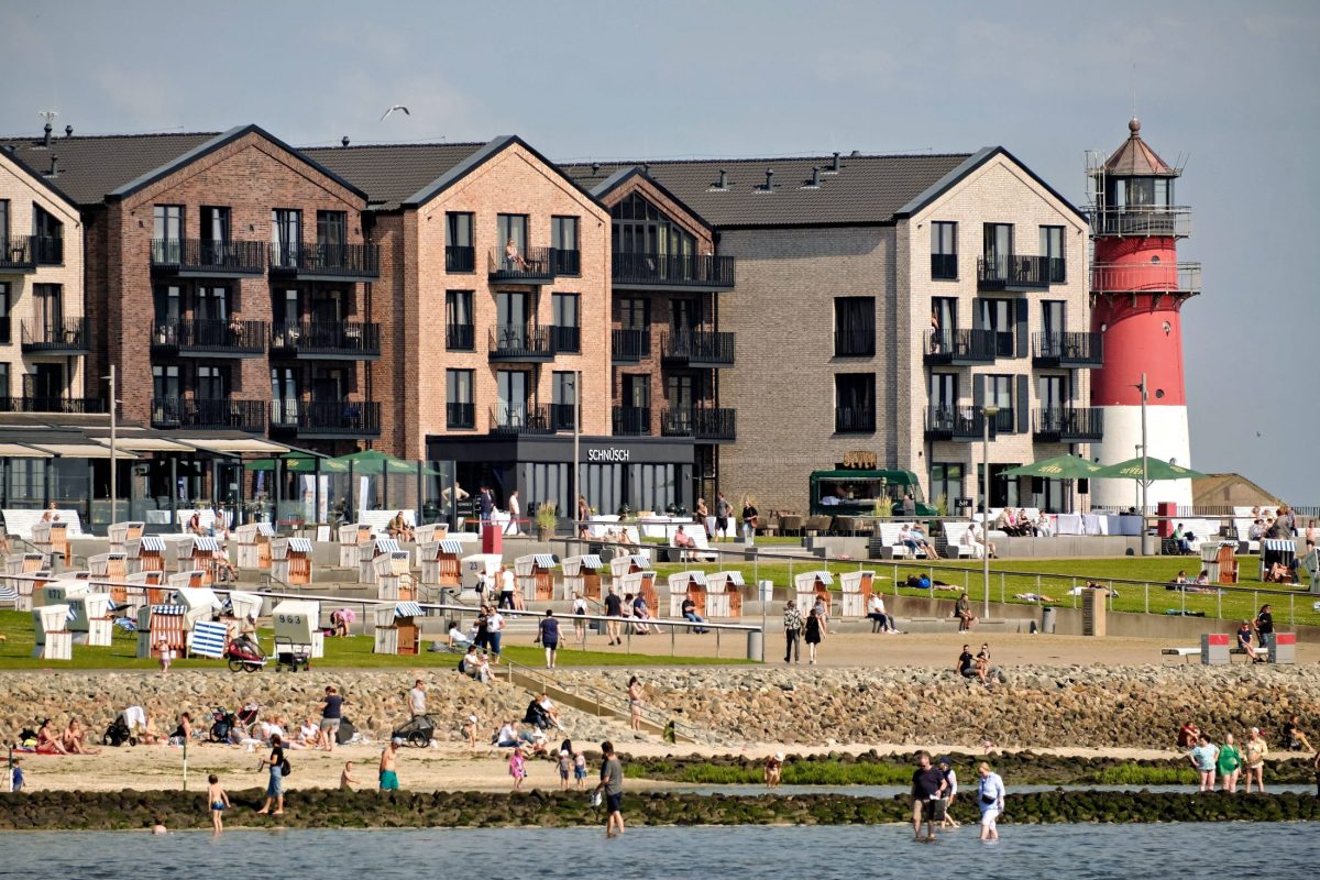 Die Gemeinde Büsum an der Nordsee.