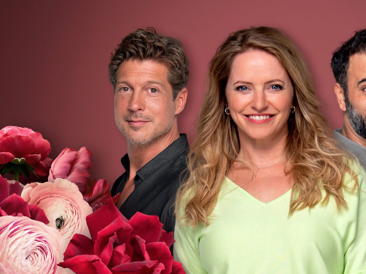 Sebastian Deyle, Diana Staehl und Yunus Cumartpay von "Rote Rosen".