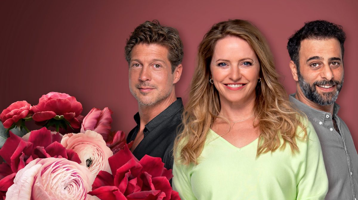 Sebastian Deyle, Diana Staehl und Yunus Cumartpay von "Rote Rosen".