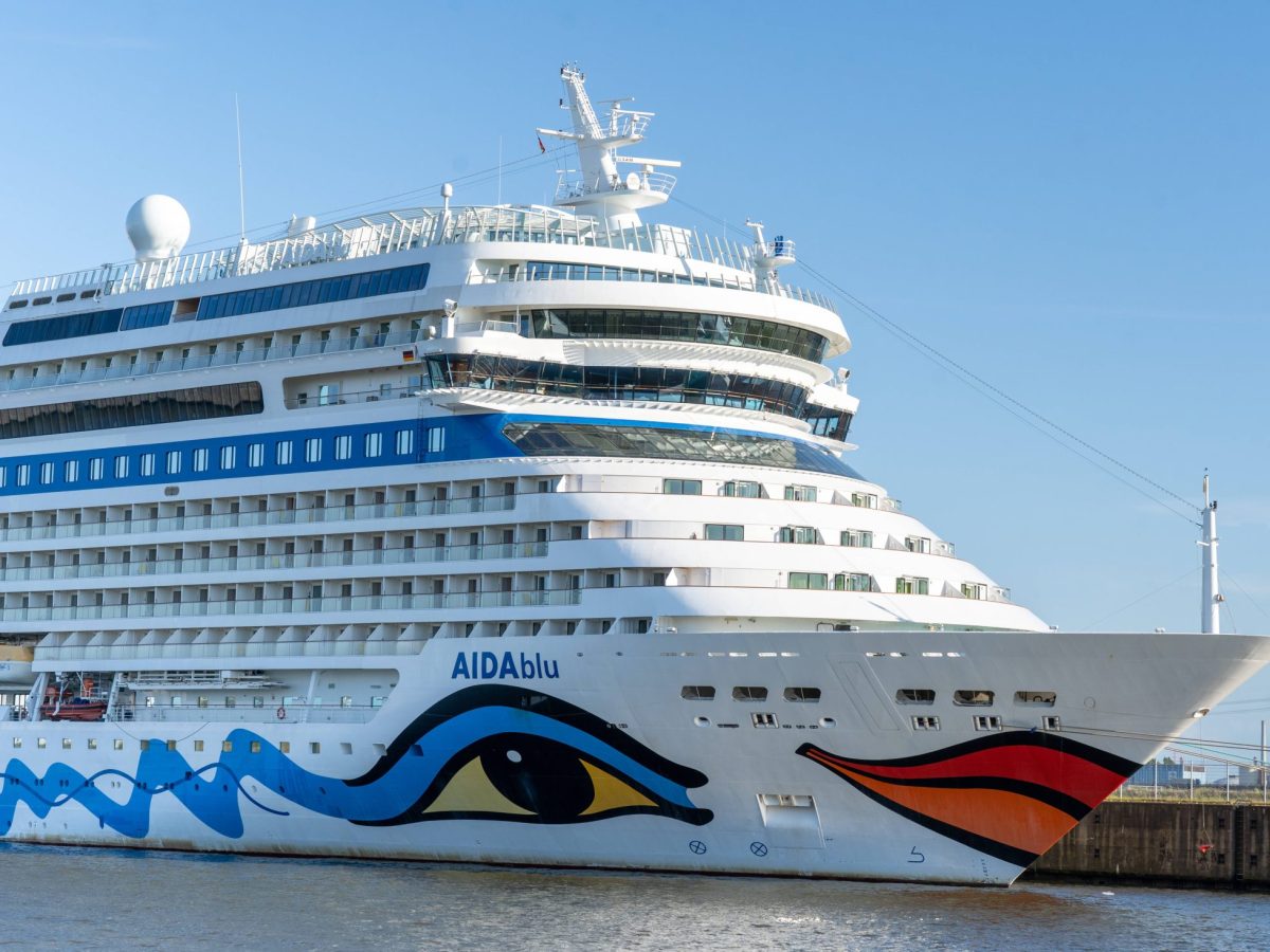 Das Kreuzfahrtschiff "Aida Blu".