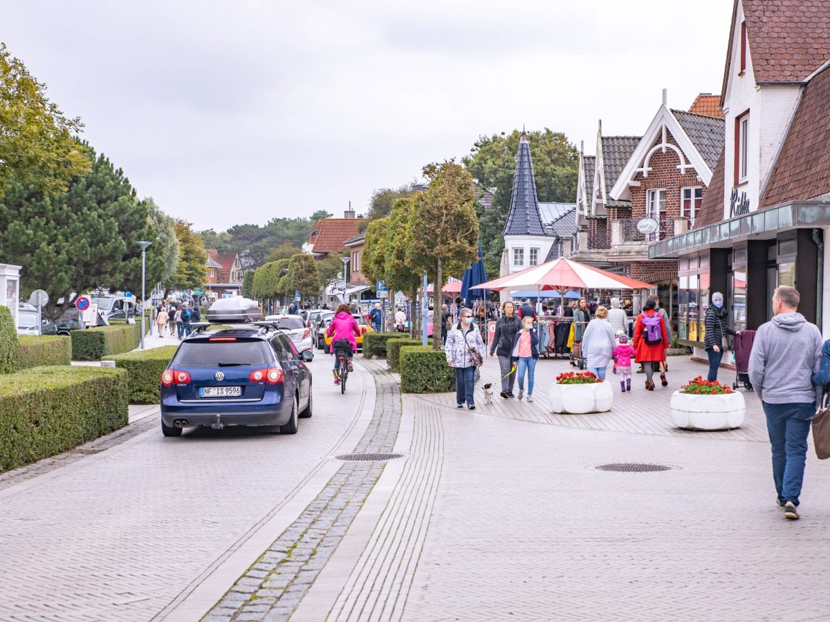 Die Promenade von St. Peter-Ording.