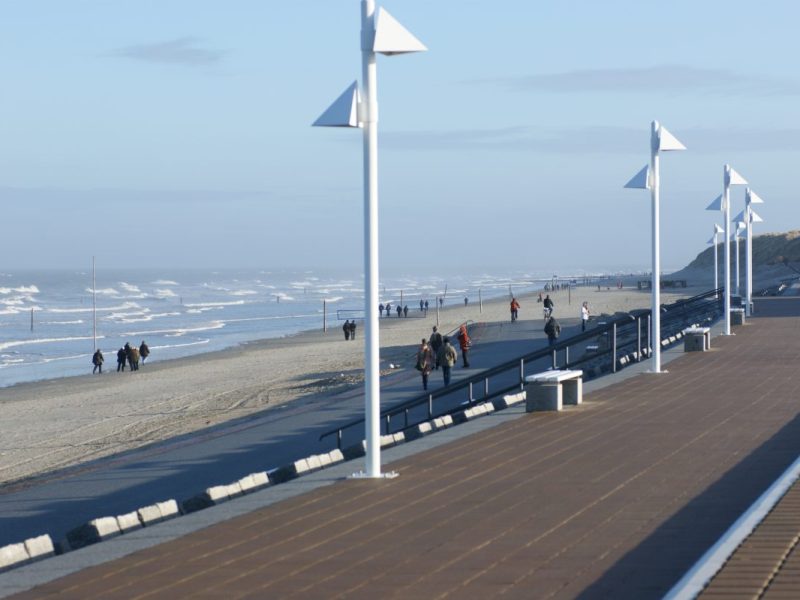 Die Promenade auf Norderney.