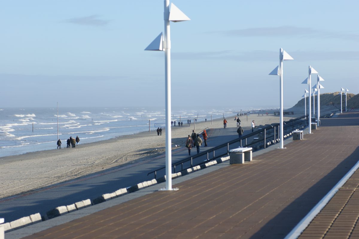 Die Promenade auf Norderney.