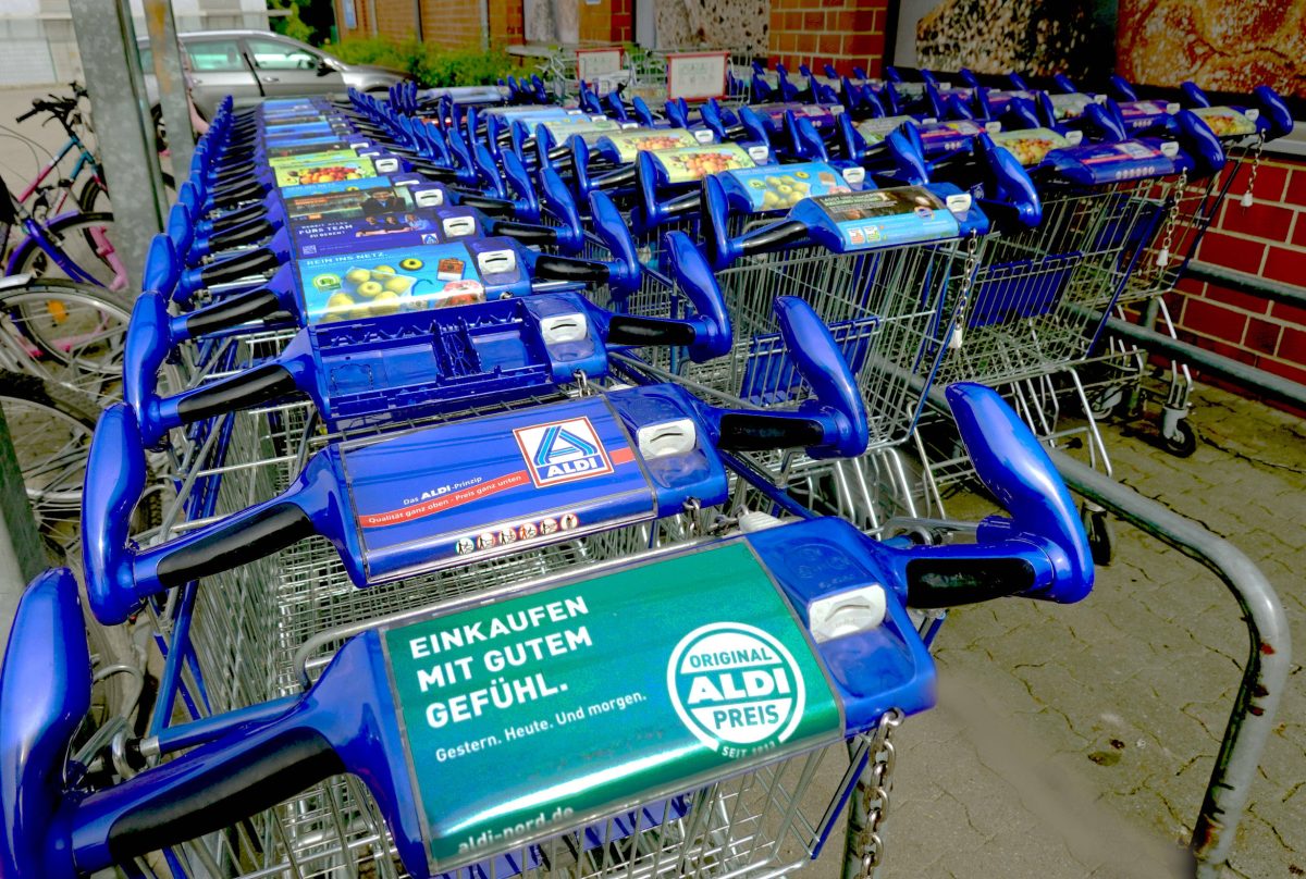 Aldi: Einkaufswagen