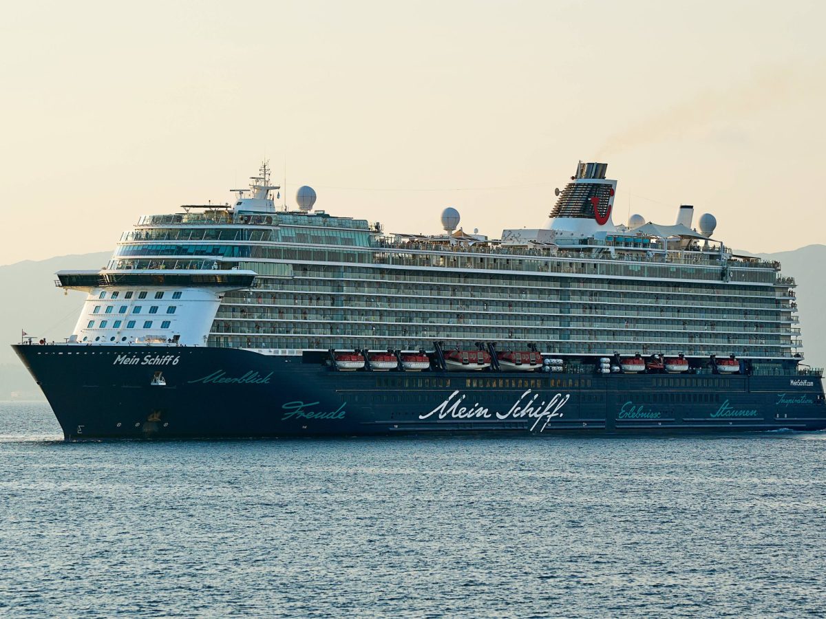 Das Kreuzfahrtschiff "Mein Schiff".