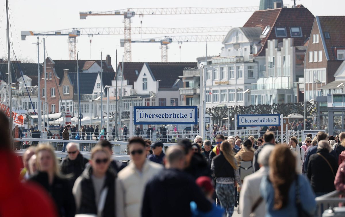 Die Promenade von Travemünde.