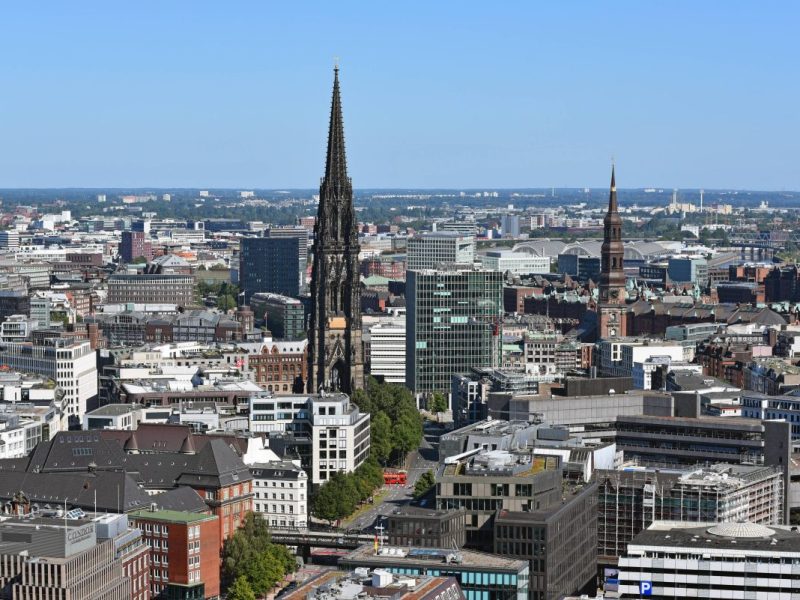 Die Stadt Hamburg.
