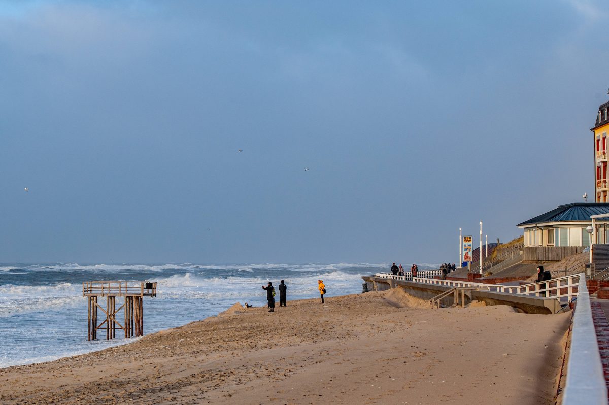 Sturm Tief SturmtiefJitka vor Sylt (