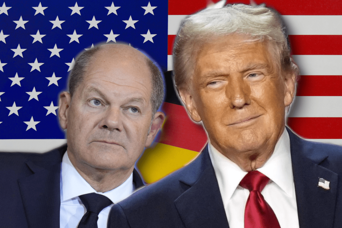 Olaf Scholz und Donald Trump