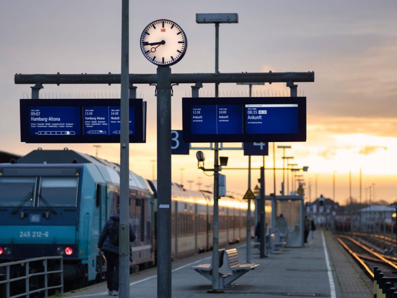 Der Bahnhof Westerland auf Sylt.