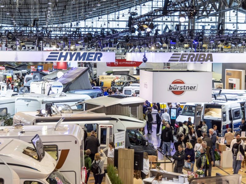 Eine Caravan-Messe.