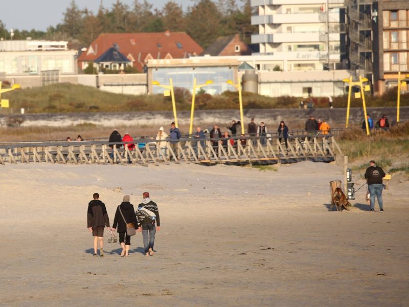 Der Strand von St. Peter-Ording.