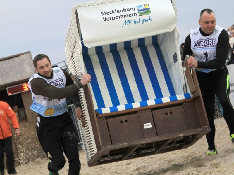 Ostsee: Ahlbecker Seebrücke Strandkorb-WM