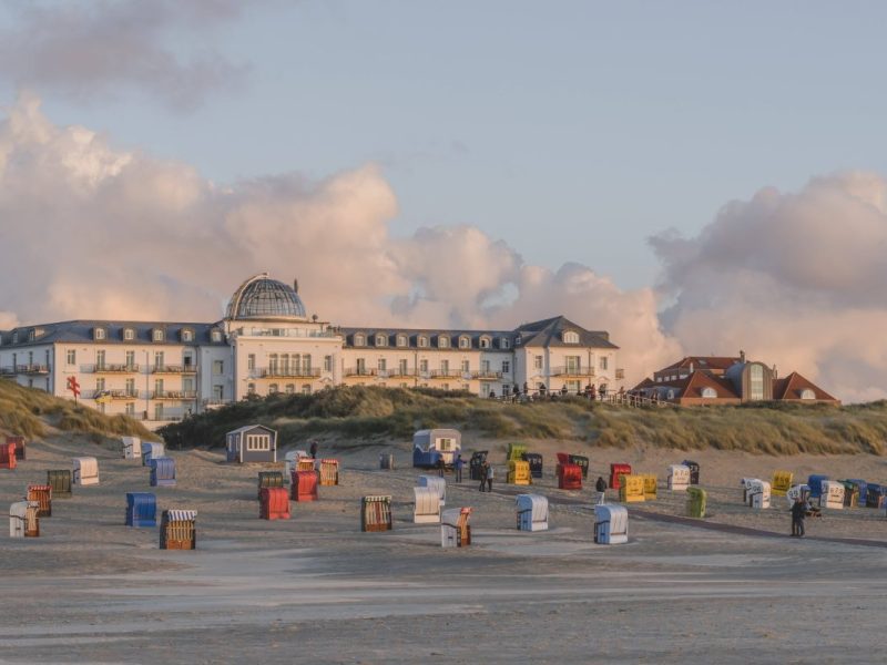 Das Strandhotel Kurhaus auf Juist.