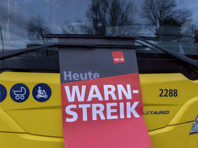 Ein Streik von Ver.di, Symbolbild