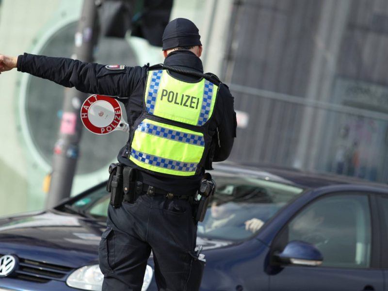 Eine Polizeikontrolle, Symbolbild