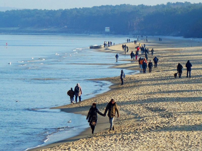 Ein Strand an der Ostsee.