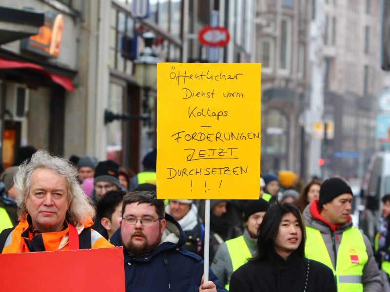 Die Gewerkschaft Verdi ruft die Arbeitnehmer aus dem Öffentlichen Dienst zu einem Warnstreik in Hamburg auf.