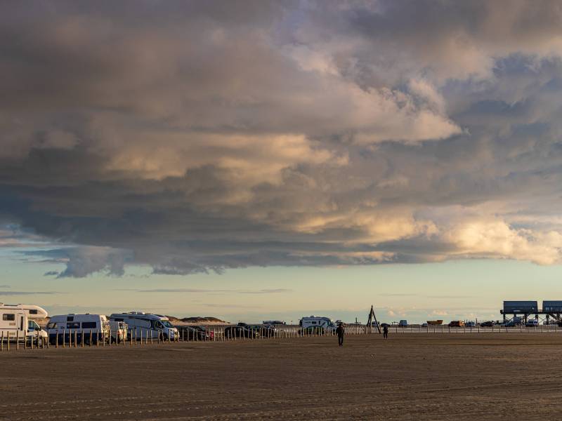 Campingplatz am Strand