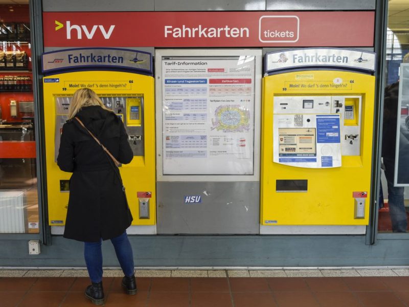Ein Ticket-Automat von HVV.