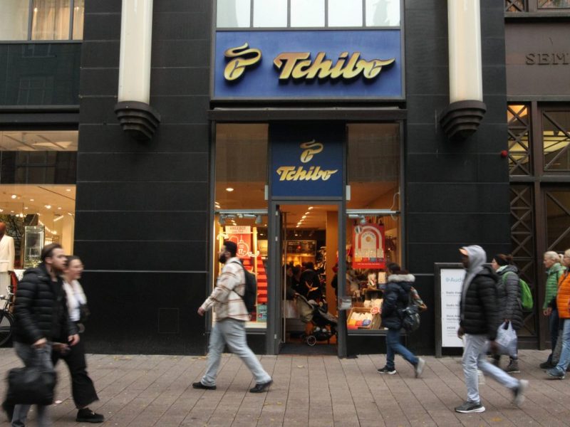 Die Tchibo-Filiale in der Spitalerstraße.