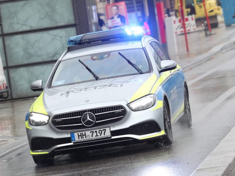 Ein Polizeiwagen in Hamburg (Symbolbild).