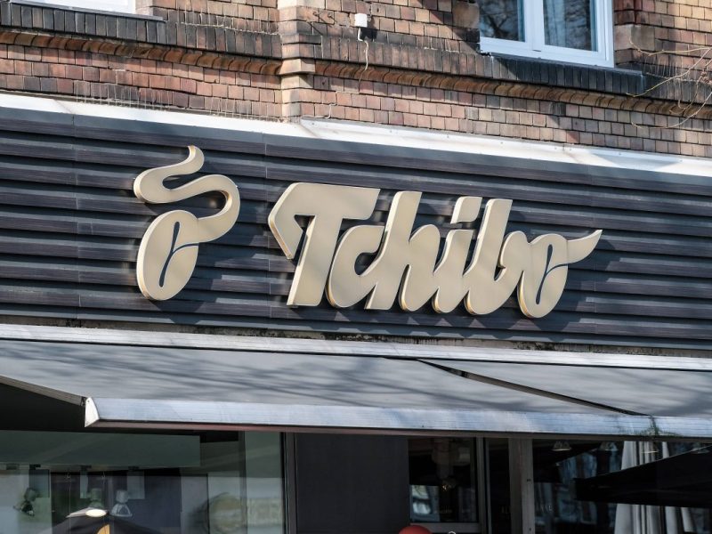 Eine Filiale von Tchibo.