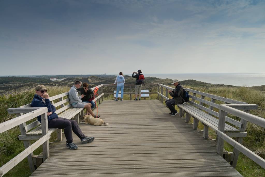 Aussichtsplattform in der Düne