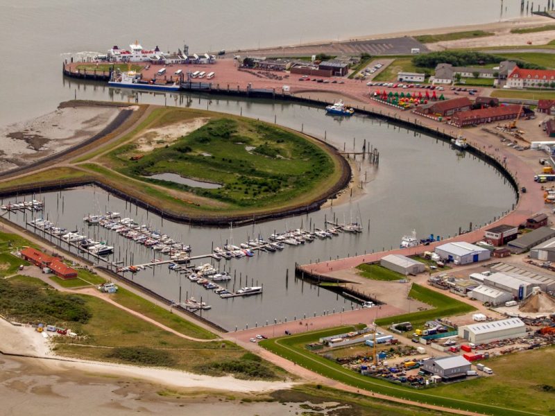 Der Hafen von Norderney.