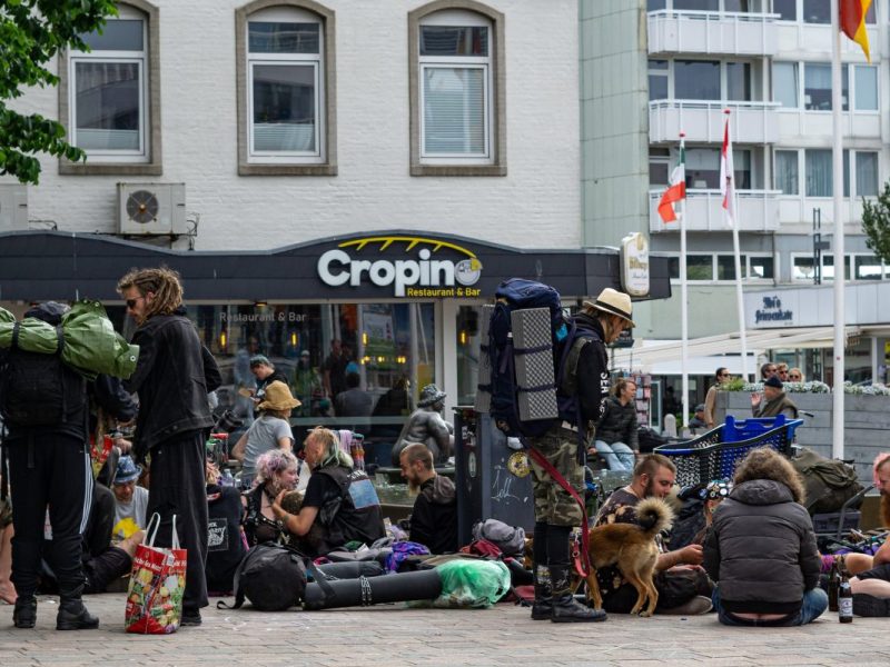 Die Punks in Westerland auf Sylt.