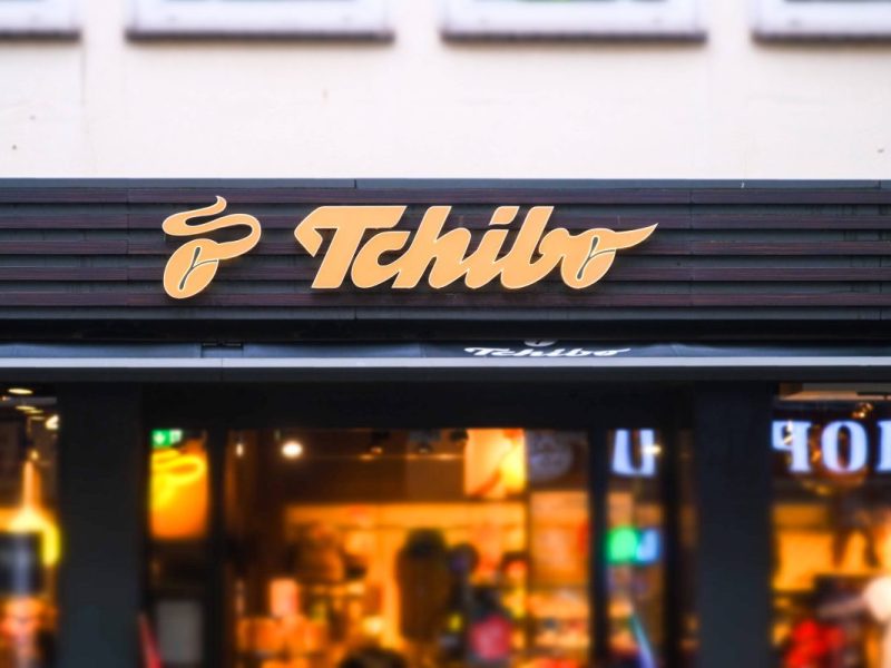 Eine Filiale von Tchibo.