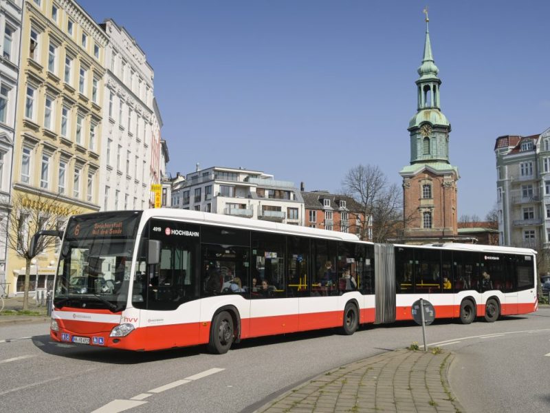 Ein HVV-Bus (Symbolbild)