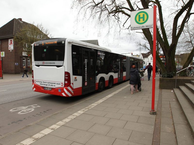 Ein Bus vom HVV.