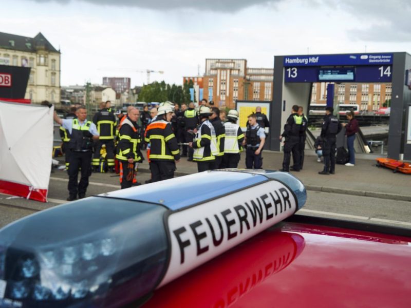 Messer-Attacke in Hamburg.